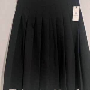 Aritzia Babaton Pleated Skirt (6, Black)